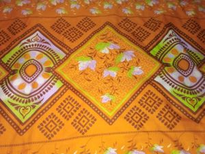 Womens Very Soft Orange Sarees.