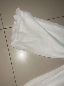 Elegant white crop top