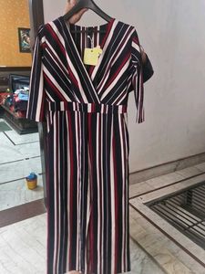 Striped Jumpsuit xxl
