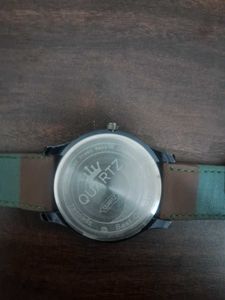 Men&#39;s Brown Leather Hand Watch