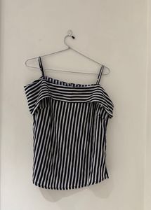 Striped Off-Shoulder Top