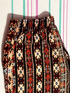 Printed Cotton Pants