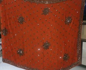 Brown Color Saree