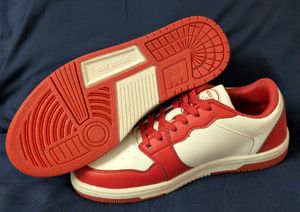 Woodland Red &amp; White Sneakers Size 6