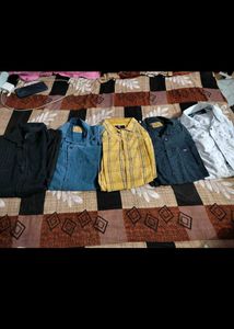 Men Used Shirt Cheast 38 M Size Faded Colour
