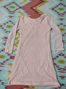 Baby Pink Short Dress