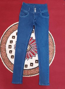 High Waisted Denim Jeans