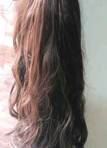 Premium Long Wavy Dark Brown Lace Full Head Wig
