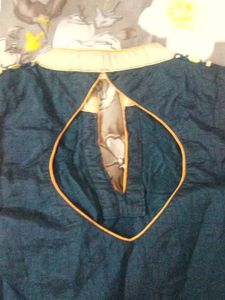 Elegant Orange Anarkali Kurta