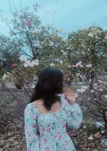 Floral Puff Sleeve Mini Dress