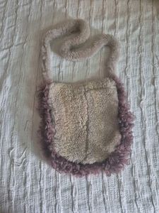 Fuzzy Shearling Bag