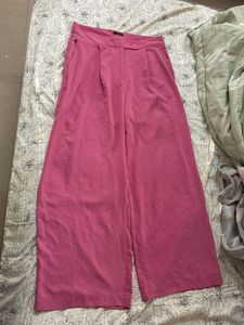 Pink Wide Leg Palazzo Pants