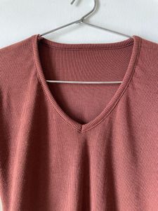 Long Sleeve V-Neck Top