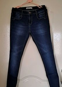 Blue Jeans Ankle Length