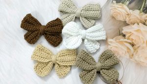 Handmade Crochet Bow Hair Clip