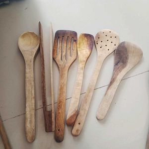 Wooden Cooking Utensil Set