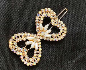 Sparkling Flower Hair Clips