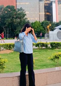 Stylish Blue Button-Down Shirt