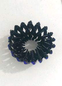Bird&#39;s Nest Hair Clip - Rhinestone Accent