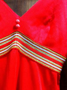 Vintage Red Maxi Dress