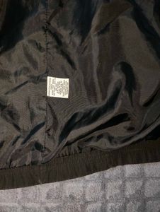 Orginal High Collar Black Casual Jacket - Imported