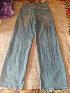 Wide Leg Denim Jeans