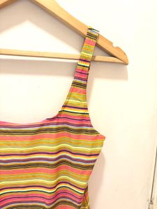 Striped One-Piece Swimsuit
