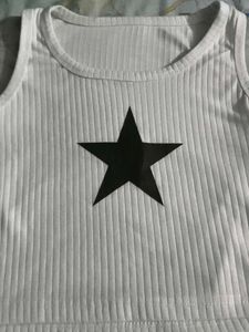 White Star Graphic Tank Top
