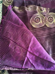 Elegant Purple Saree