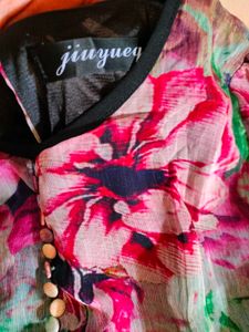 Floweral Short Dress /Kurti 🌺🎀🍁☘️🌻
