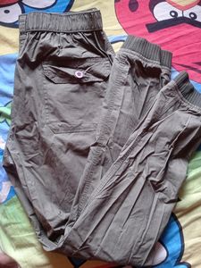 Army Green Loose Fit Cargo