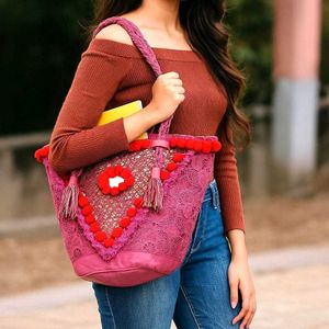 Antique Shoulder Tote Bag Articraft