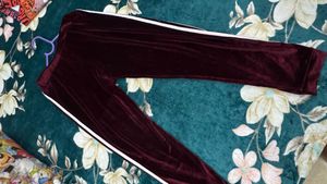 Velvet Track Pants - Stylish &amp; Comfy