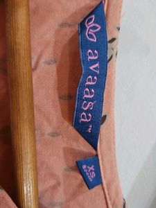 Peach Avasa  Xs Kurti