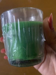 Scented Green Candle