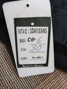 🤗C@06 Size-30 Straight Jeans