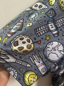 Space Print T-Shirt
