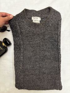 Classic Grey Knit Sweater