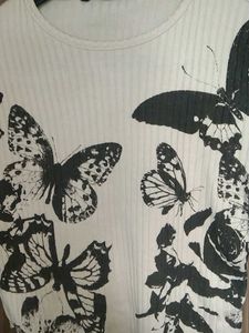 Butterfly Print Top