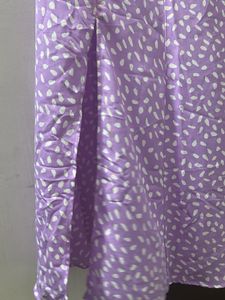 Lavender Print Skirt