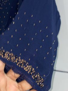 Elegant Navy Blue Dress