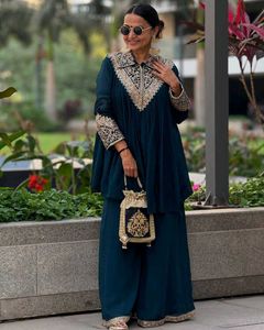 🌺Beautiful Navy -Blue Plazoo Set🌺