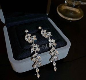 Elegant Crystal Vine Earrings