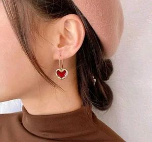 Heart Drop Earrings