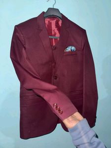 Burgundy 3-Piece Suit