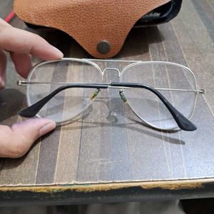 Vintage-Style Aviator Eyeglasses with Case (4.5 Po