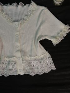 Coquette Lace White Top