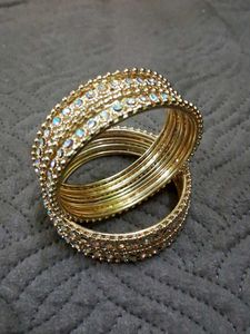 Golden Metal Bangles