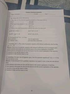 Maths Question Bank