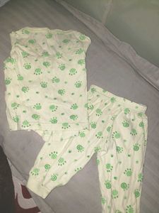 combo Cute Lion Print Pajama Set